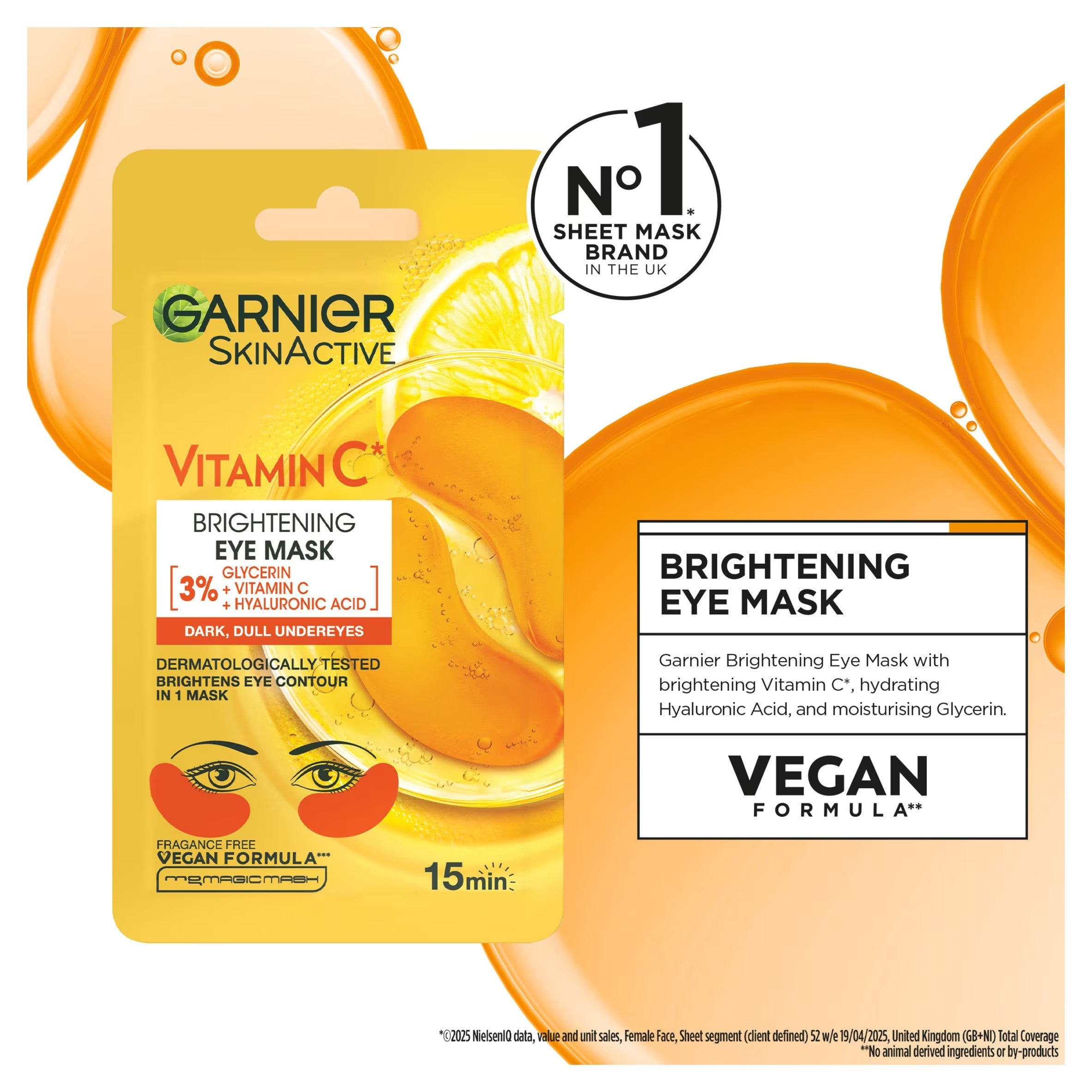 Garnier Skin Active Vitamin C Brightening Eye Mask