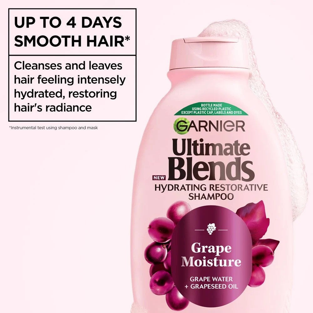 Garnier Ultimate Blends Grape Moisture Hydrating Restorative Shampoo